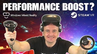 VR Benchmark: Windows Mixed Reality 100% Performance Boost with ASW  - Does it work?