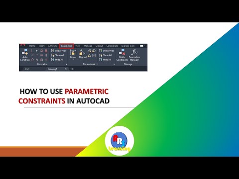 How to Use Parametric Constraints in AutoCAD | AutoCAD | Parametric Constraints | Coincident |