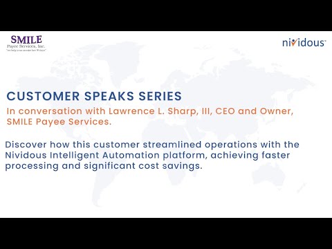 Discover how SMILE Payee Services streamlined end-to-end operations with Nividous Platform.