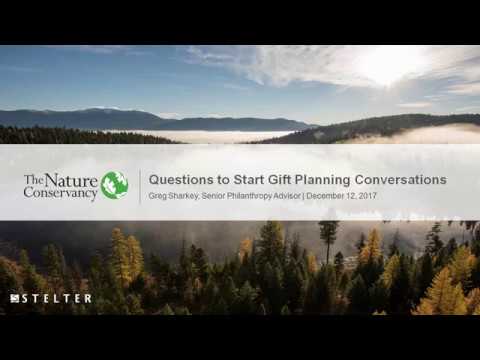 Questions to Start Gift Planning Conversations