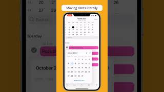 📆✨ Moving dates literally