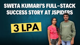 Sweta Kumari's Java Full-Stack Journey at JSpiders