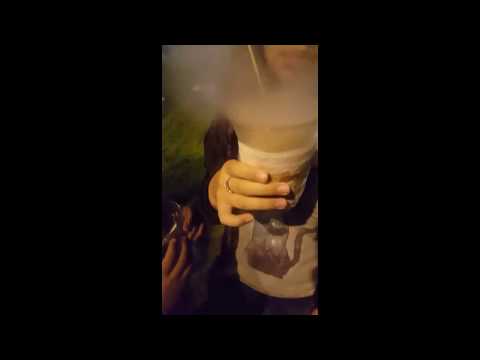 eating liquid nitrogen!!!