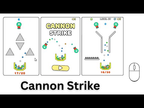 Cannon-Strike  (🌐 Online | 🖱️ Mouse ) - Game Link in Description!!!