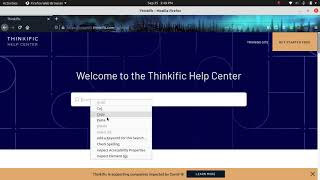 REFLECTED XSS BUG POC IN THINKIFIC.COM