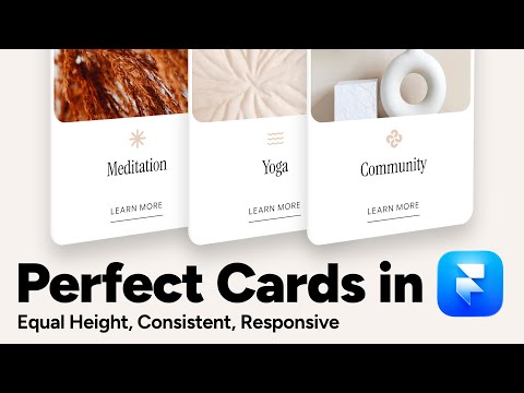 How to Create Beautiful Grids and Cards in Framer (Equal Height and Responsive)