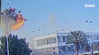 Moment of Israeli strike on Sanaa airport tower  | VOA News