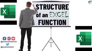 The structure of an Excel Function || A beginner’s guide