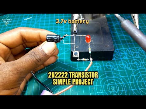 How to make delay light | 2n2222 transistor | full tutorial | idea for school and college project