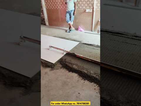 4x4 tile fitting with steel sand leveling machine 4 feet #motivational #success