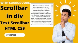 Scrollbar in div html CSS | | with Source Code