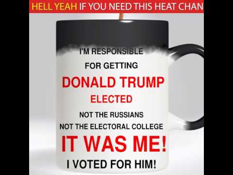 Heat Changing Coffee Mug - It Was Me! I'm Responsible For Getting  Donald Trump Elected
