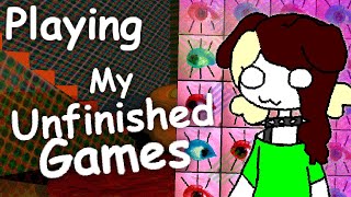 Silly Programmer Girl Shows Off Her Old Unfinished Games!