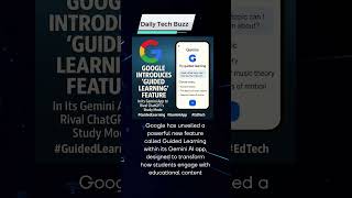📚 Google’s Gemini Launches Guided Learning #dailytechtips #dailytechupdates #dailytechnews#GeminiAI