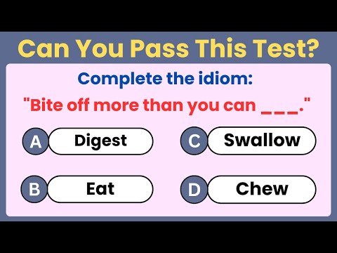 🎯 "Crack the Code of English Idioms! 🌟 | Fun Idioms Quiz 🎉"