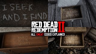 All RDR2 Cheat Codes Locations & Explained - Red Dead Redemption 2