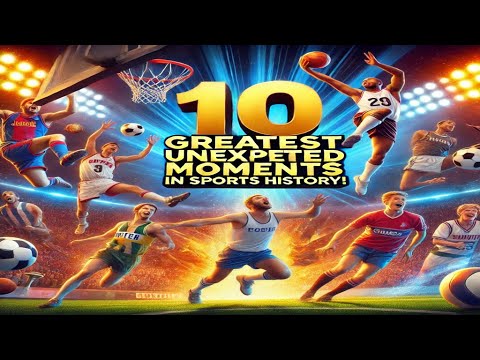 AI Video | 10 Greatest Unexpected Moments in Sports History!