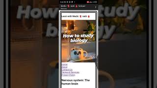 One of the best HTML and CSS simple design for educational page.