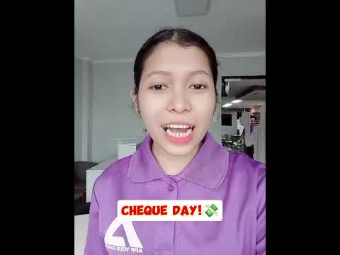 Cheque day!