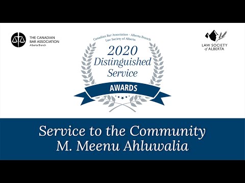 Distinguished Service Awards 2020 - Service to the Community