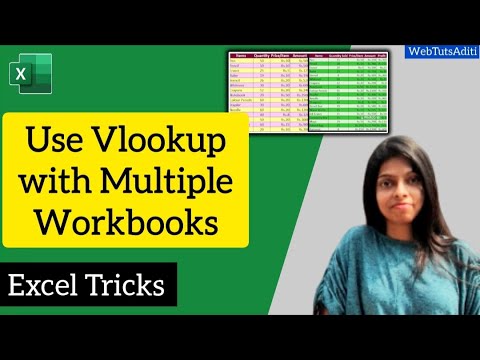 Vlookup with Multiple Workbooks | Excel Tricks #excel #shorts #exceltips #webtutsaditi #short