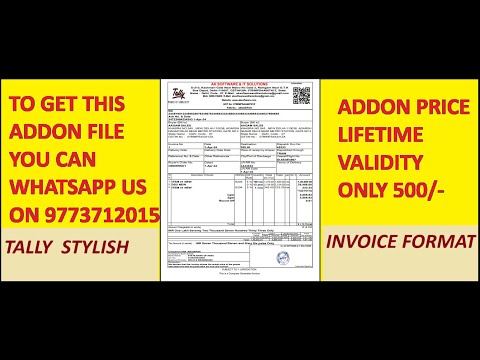 Stylish Invoice Format In Tally Prime| | टैली से बनायें Stylish बिल | invoice Customize in Tally