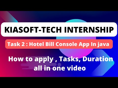 Building a Restaurant Menu and Billing Console Application: My Kiasoft-Tech Internship Task
