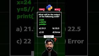 Predict the output [Python]#shorts #python #ytshort