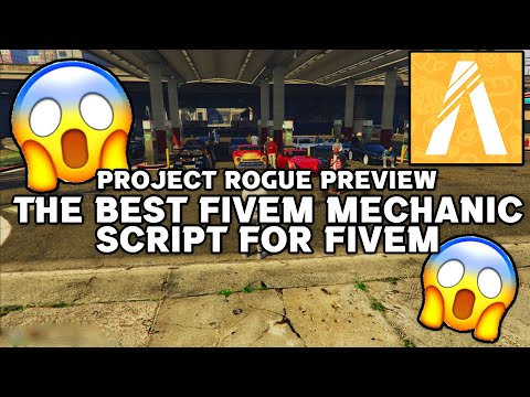FIVEM THE BEST MECHANIC SCRIPT KNOWN | PROJECT ROGUE | https://discord.gg/msuR44FR2y