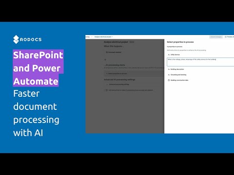 SharePoint and Power Automate: Faster document processing with AI