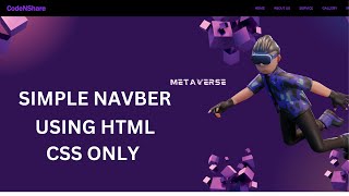 "Designing Modern Navbars: HTML CSS Techniques" CodeNSare