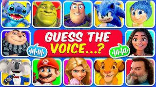 Guess The Movie Characters by Song & Voice 🎙️✨🔥 Disney & Cartoons Edition!