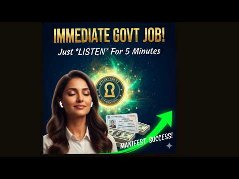 😵Powerful Government job affirmations 😵 That help me to get my government job within 45 days#job 