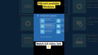 Fix "Something Happened and Your PIN Isn't Available" on Windows 11 & 10 (Full Guide with CMD Fixes)