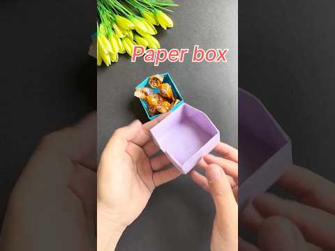“Paper Origami Box – No Glue, No Scissors!” #shortviral #origami #paperbox
