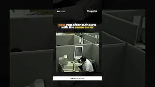 You after 10 hours with the same error 😤🤯#TechTrouble #ErrorLoop #SendHelp #ytshorts #code #funny