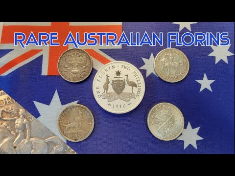 Australian Silver Coins | Commemorative Silver Florins of Australia #silver #worldcoins #australia