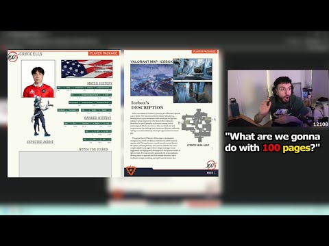 SEN Tarik reacts to VLR user making 100 page document about 100T's ICE BOX