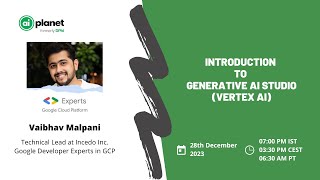 Introduction to Generative AI Studio
