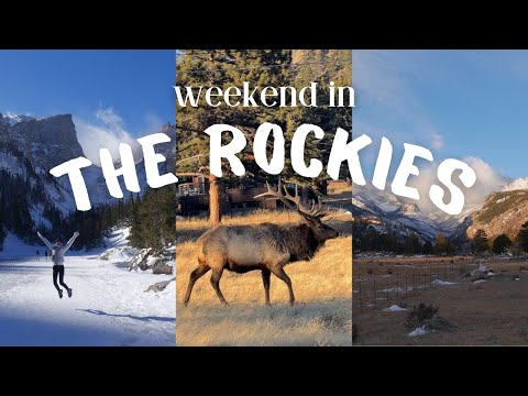a weekend in rocky mountain national park: hiking, wildlife, & estes park || colorado vlog