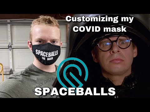 Making a SPACEBALLS THE MASK mask w/ GLOWFORGE