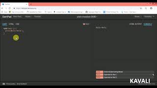 FLUTTER - Dart Hello World and Exploring Comments