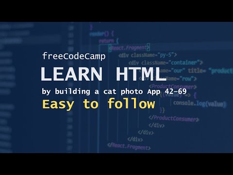 freeCodeCamp: Learn HTML by building a Cat photo App| Step 42 - 69