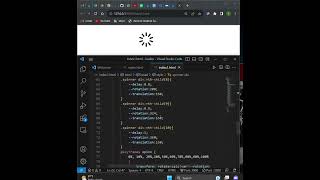 loaders animation using html and css only | #html #css #animation #frontend #developer #shorts #web