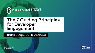 The 7 Guiding Principles for Developer Engagement - Barton George, Dell Technologies