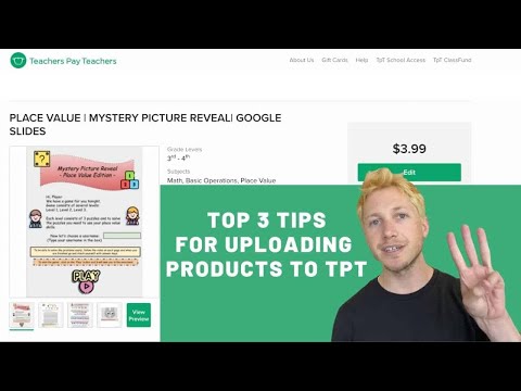 Top 3 Tips for Uploading Products to TPT
