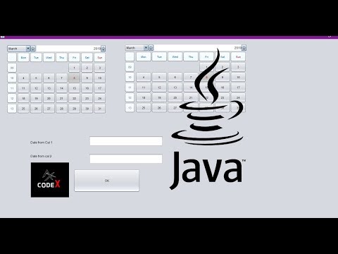Date input by User using jCalendar:NetBeans Java Tutorial# |CodeX ARBX2019