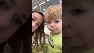Part 3/3 I love our Walmart shopping trips together ❤️ #toddlermom #shoppingbuddy #happyhalloween