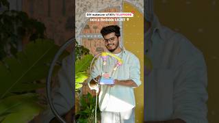 Purane *TELEPHONE* ko Lamp bana diya 🥹🤩 #diylamp #homedesign #shorts