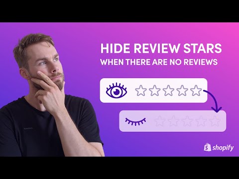 Shopify Product Reviews: Hide Stars When No Review Yet